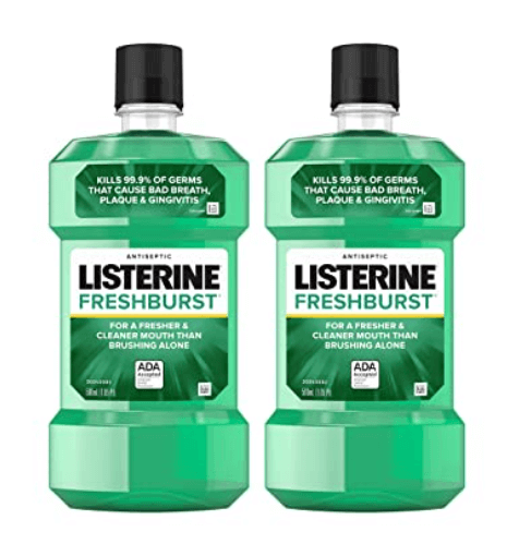 Listerine Freshburst 

Antiseptic Mouthwash. One of the best mouthwashes for Gingivitis